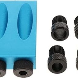 Losa 15 Degree Oblique Hole Positioner Woodwork Guide Locator Set Single-21