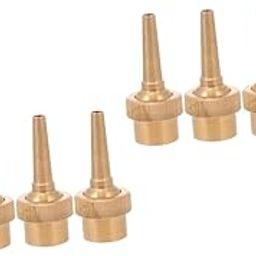 LIOOBO 2sets Brass Pool Jet Fountain Nozzle Fixed Direction Water Spray Head for Fountain Heads Water Feature Aquarium Garden Pond 4pcs*2-image-66