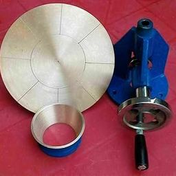 AjantaExports Hand Operated Soil Testing Flow Table With Brass Cup Heavy Duty Steel-31