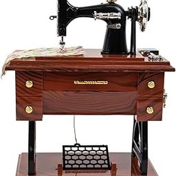 Mini Treadle Sewing Machine Showpiece with Music Box A Timeless Collector's Item for Vintage Charm and Melodic Elegance-image-22