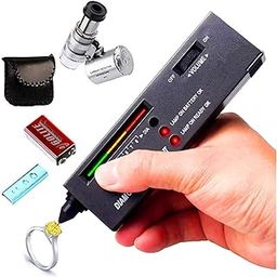 Hqdz Original Gem Tester with 60X Mini Magnifier and Battery - Diamond Detector-12