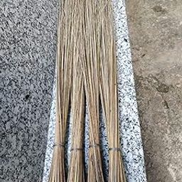 Vaibhav Natural Coconut Broom Sticks for Floor Cleaning | Large Brown Brooms | Eco-Friendly & Durable | Pack of 4-image-1