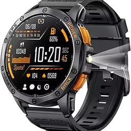 KELY PURE K67 Outdoor Smartwatch for Men – GPS Compass Watch with 1.43" AMOLED Display, LED Flashlight, Health & Fitness Tracker, Waterproof Rugged Sports Smart Watch-image-76
