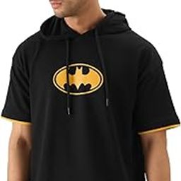 Batman: The Dark Knight Hooded T-Shirts Black Hoodies Sweatshirts Pullovers Fleece Graphic Printed Hooded Warm Cozy Casual Sportswear Fashionable Trendy Comfortable Winter Fall-picture-3