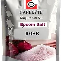 Carelyte Epsom Salt (450) for Bath, Foot Soak, Muscle Relief, Stress Detox & Skin Care (Rose)-image-19