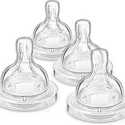 Philips Avent Anti-Colic Baby Bottle 6M+ Nipple by Fratelli,SCY764/04 (Pack of 4 Teats)-image-96