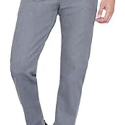 Straight Fit Stretchable Grey Jeans for Men-image-96