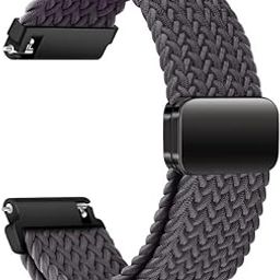 20mm Watch Strap Nylon Woven Magnetic Compatible for Fossil Gen 6 Wellness Edition Smartwatch Solo Elastic Sport Band-10