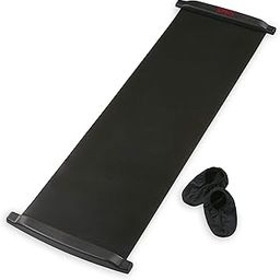 SPRI SPRI Slide Board (71" L x 20" W) with End Stops, Sliding Booties, Mesh Carrying Bag and Exercise Guide for Low Impact Balance Training (Skating, Hockey)-image-50