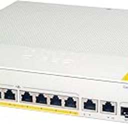 Cisco Catalyst 1000-8P-2G-L Network Switch, 8 Gigabit Ethernet PoE+ Ports, 670W PoE Budget, 2 1G SFP/RJ-45 Combo Ports, Fanless Operation, Enhanced Limited (C1000-8P-2G-L)-13