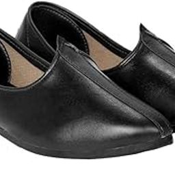 Men's Ethnic Criss Cross Slip On Juttis and Mojaris for Wedding|Party|Occasions|Fashion|Stylish|Outdoor|Indoor|Lightweight|Shoes with Anti Skid Sole-image-45