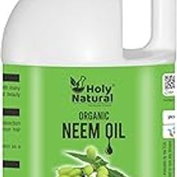 Holy Natural Organic Neem Oil (1000ml), Pure, No GMO, Chemical Free, For Moisturizing & Healing, Dry Skin, and Hair Growth.-image-68