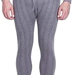 Full Length Men's Premium Thermal Lowers/Trousers/Bottom/Pyjamas - Pack of 1 (Charcoal-105cm)-picture-13