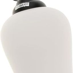 UniQMart E27 White Frosted Glass Flush Ceiling Lighting Light Shade Lamp 3-picture-19