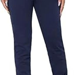 Women's High Waisted Navy Sporty Gym Athletic Fit Sweatpants Lounge Pants, Joggers with Pockets-image-35