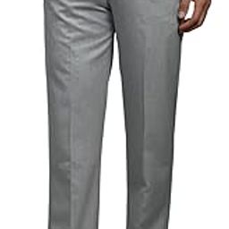Men's Regular Fit Mid Rise Pants-17