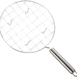 ATORSE Stainless Steel Wire Roaster Nonstick for Tea Parties Outdoor Indoor Camping Steel Handle-image-24