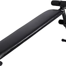 SAFELINE Sit Up Bench, Adjustable Utility Slant Board, Abdominal Training Workout Slant Bench for Ab Exercise, Fitness Equipment for Home Gym Black-picture-11