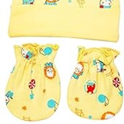 Mee Mee Soft Cotton Baby Cap, Mittens & Booties Set (Blue)-picture-28