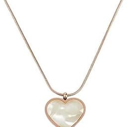 Heart Gold Necklace Anti Tarnish Gold Plated Stylish Western Dainty Trendy Heart Pendant Chain Necklace Gift Women Jewellery-image-105