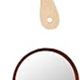 Enakshi® 2Pcs Portable Wooden Hand Vanity Mirror with Handle for Home Travel Wood|Health & Beauty | Makeup | Makeup Tools & Accessories | Makeup Mirrors-image-17