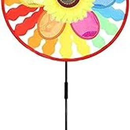 LICHTS Rainbow Windmill Wind windsocks Whirligig Wheel Windsocks Home Yard Camping Decor Outdoor Toy-image-40