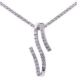 joyalukkas Pride Diamond Collection 18K White Gold and Diamond Pendant-picture-15