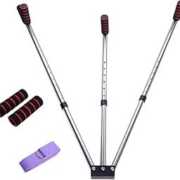 CALADNIS 3 Bar Leg Stretcher Equipment Leg Split for Ballet Gymnastics 6 Holes-18