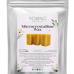 YOUNG CHEMIST Natural Unrefined Raw Microcrystalline Wax for Candle Making, Home and Kitchen Project Use and, Body Care 100g-image-66