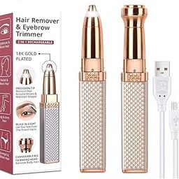 Harboan facial epilator hair removal machine for - face, chin, cheek, eyebrow, upper lip hair remover for women, usb rechargeable epilator machine Eyebrow trimmer (Multicolour Eyebrow trimmer)-image-49