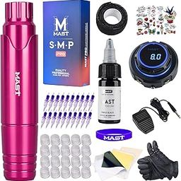 Mast Tattoo Machine Kit Rotary P10 Pen Halo Power Supply Pro Cartridges Needles (TZ367)-picture-35