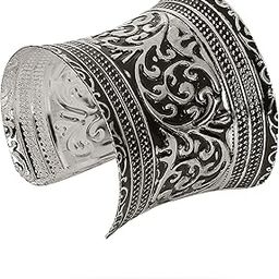 Jewellery for Women Oxidised Cuff Bracelet Bangle for Women and Girls-image-88