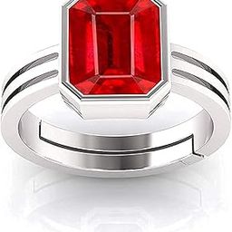 10.25 Ratti Natural Certified Ruby (Manik/Manak/Mankiya) Fine Adjustable Panchdhatu Ring for Men & Women-image-62