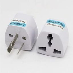 RV Enterprise (Type I) India to Australia, China, New Zealand & More Travel Adapter Plug - White Colour – (Pack of 3)-34