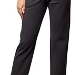 Black 4-Way Stretch Tapered Pants-image-59