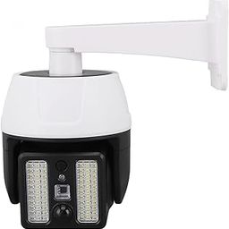Acouto Solar Powered Fake Security Camera with Flashing LED Light for Outdoor Night and Intruder Deterrence-image-50