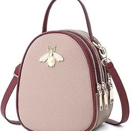 Crossbody Sling Bag for Womens & Girls, Stylish Mini Phone Bag with Bee Charm,Adjustable Strap Ladies Shoulder Messenger Bags-35