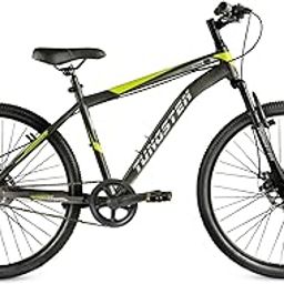 TUNGSTEN - Cross Trak Single Speed | 26" INCH Mountain Bike | HITENSILE Steel Frame | Dual DISC Brake | Front Suspension Fork | Unisex MTB-16