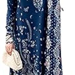 AIAN Floral Print Mehroze Pure Cotton Unstitched Dress Material-image-3