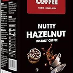 COLOMBIAN BREW COFFEE Hazelnut Instant Coffee Powder, No Sugar Vegan, 50gm-image-6