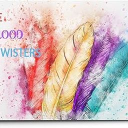 The Mood Twisters Sketchbook A4 | 46 Sheets, 96 Pages | 140 GSM Paper | Drawing with Butter Protective Paper Wiro Bound Hard Back | Sketchpad for Artists Kids & Adults,School, Office, Drawing, Sketching, Size- (210 X 297 mm)- (A4, Feather)-image-0