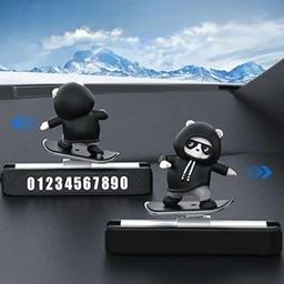 Car-Slidder-Panda-Sliding-Bear-Decoration-Car-Sliding-Panda-Skateboarding-Panda-Emporium-Car-Skateboard (Black)-image-77