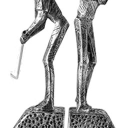 THE STYLE SUTRA Golfing Statue Housewarming Golfer Sculpture for Children's Day Window Shelf-image-17