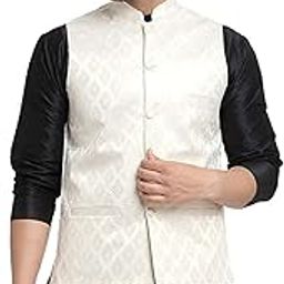 Men's Silk Blend Standard Length Jacket-31