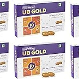 JUBILANT Nutrihance Ub Gold Coenzyme Q10 (Coq10) 150Mg Supplement 100% Vegan Softgel |Ala Vit B12 D3 (10 Capsules) X Pack Of 6-image-81