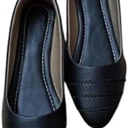 Flats Belly Shoes for Casual, Formal & Office Ballerina Shoe | Comfortable Slip on Black Bellies for Women-image-14