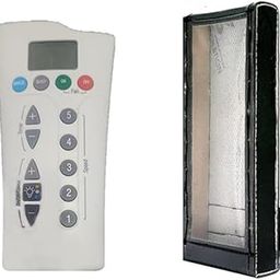 LUNAGARIYA® Protective Cover for Crompton Fan Remote, PU Leather Cover(only Cover for Selling Purpose) Black-picture-23