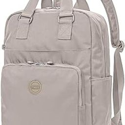 Backpack for Women, Students & Professionals | Lightweight Water-Resistant Laptop Bag for Office, College & Everyday Use (Sand)-image-72