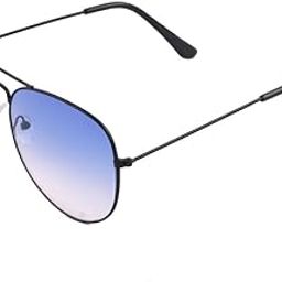 UV Protected Aviator Sunglasses For Men And Women (WHAT1165|58|Blue)-image-17
