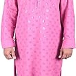 Men Pink Colour Kurta Pajaama-image-17